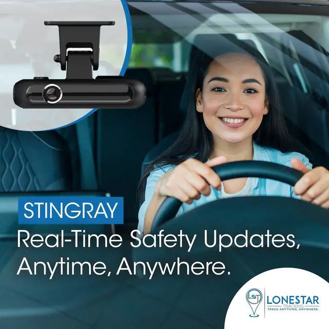 Alt view image 5 of 6 - Lonestar CV200 Stingray Dash Camera with GPS, Front & Rear Vehicle Camera | Front and Rear Dash Camera with GPS, G-Sensor, Live Streaming Support, and Video Recording for Everyday Driving Security