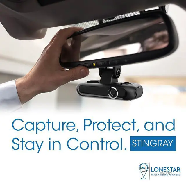 Alt view image 6 of 6 - Lonestar CV200 Stingray Dash Camera with GPS, Front & Rear Vehicle Camera | Front and Rear Dash Camera with GPS, G-Sensor, Live Streaming Support, and Video Recording for Everyday Driving Security