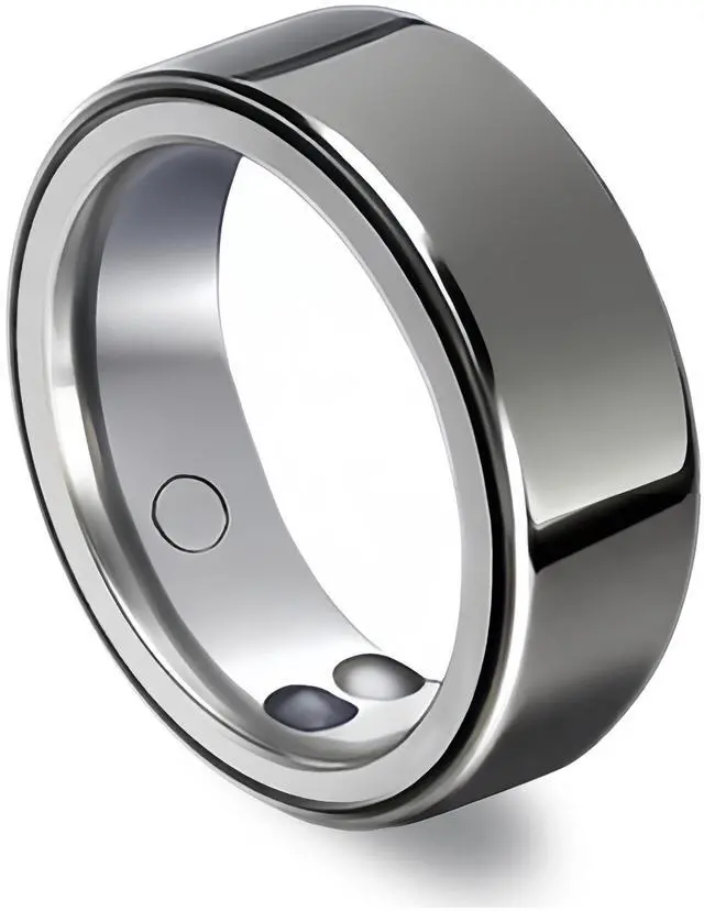 Main image of Gen 2 Lite Smart Ring for Men Women: Health, Fitness & Sleep Monitor, Heart Rate, Temp, Vibration, 5ATM Waterproof, iOS Android, Gift (Titanium Grey, 7)