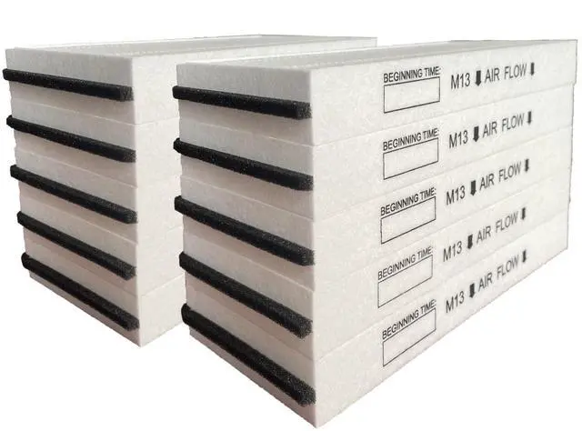 Main image of Ventilation Fan M13 Air Filter - 10 Pack - Compatible with Panasonic Model Numbers FFV4300157s, FV10VE1, FV10VE2