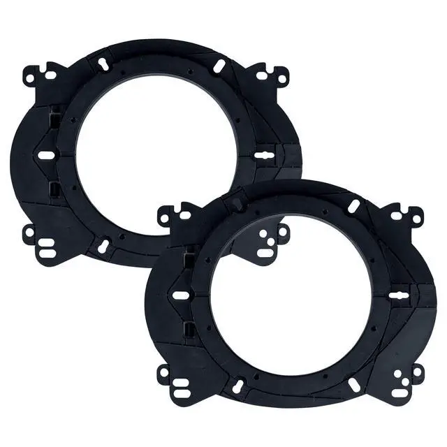 Alt view image 5 of 6 - PRX60S Power Reference Series 6.5" 2-Ohm Oversized Shallow 2-Way Speakers with Swivel Tweeters with OEMBKT60 Vehicle Specific 6 1/2"" Speaker Adaptors