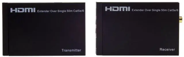 Main image of 4K HDMI Extender Over Cat5e/6, 50M with Loop Out and IR, Full EDID, Easy Integration