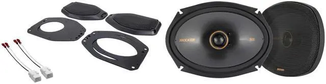 Main image of 51KSC6904 6x9 KS-Series Coaxial Speakers and Sound Bar Mounting Kit Compatible with Jeep JL (2018-2023) & JT (2020-2023)
