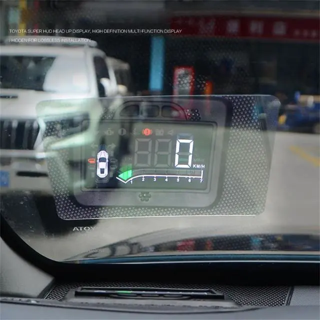 Alt view image 3 of 6 - for Toyota 4Runner 2010-2019 Car Accessories Head Up Display HUD Black A Set
