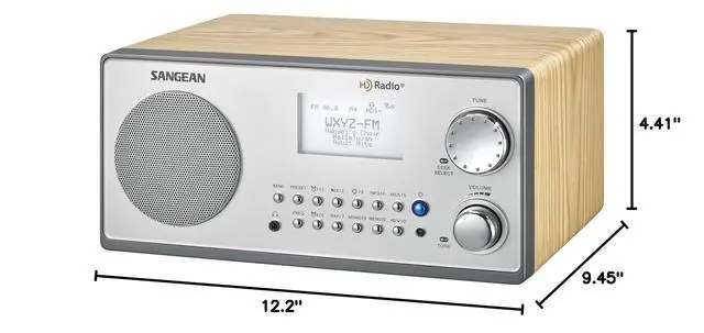 Alt view image 3 of 3 - All in One HD AM/FM Dual Alarm Clock Radio with Large Easy to Read Backlit LCD Display