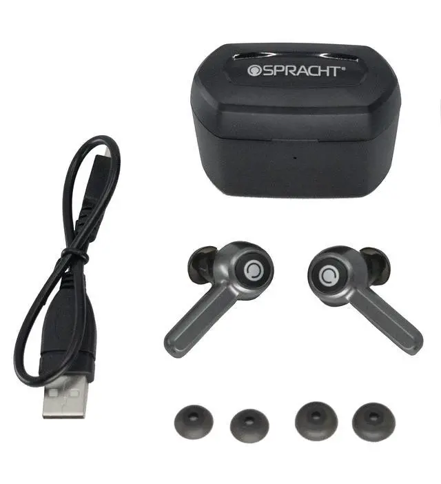 Alt view image 4 of 6 - Zum Truly Wireless Bluetooth 5 Stereo Earbuds, Black (Zum-BT-TWS-2)