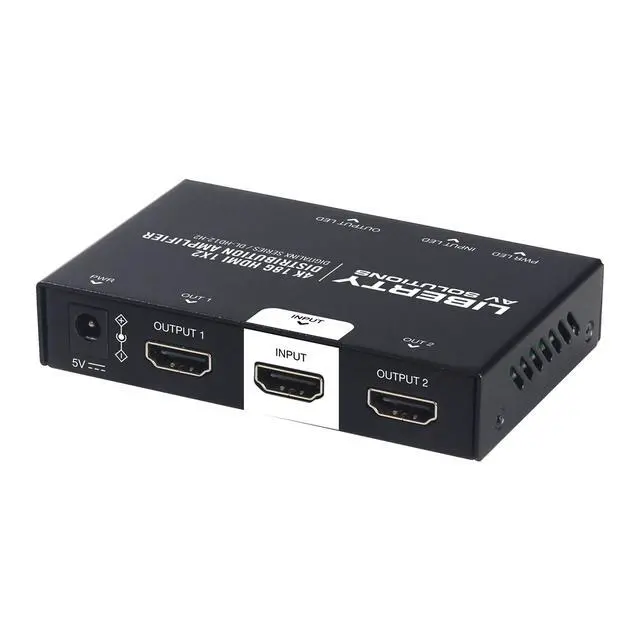Alt view image 2 of 4 - DL-HD12-H2 18G 4K60 4:4:4 1 x 2 HDMI Splitter