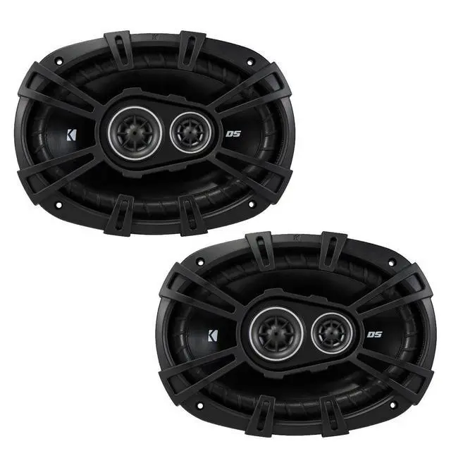 Alt view image 2 of 5 - 43DSC69304 6x9 3-Way Speaker + Metra Bracket Bundle | 6x9 in 3-way speakers with Metra 82-8146 mounting brackets; compatible with Toyota, Nissan, Subaru and Scion