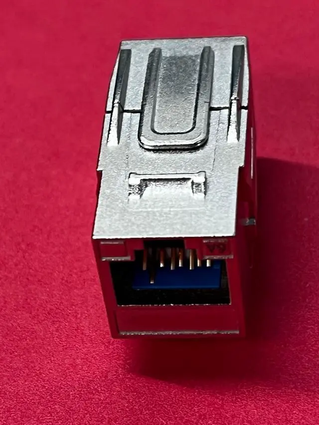 Alt view image 6 of 6 - R.J. Enterprises-SDPP-24-C6AS-2 No Punch Down, C6A/C6/C5e, 24 Port Patch Panel,(1 U, Ethernet, Rackmount, Tool-Less, Feed Through, Fully Shielded & Non-Shielded) PoE+ Compliant,Wire Management