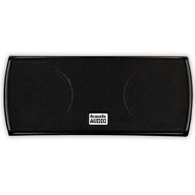 Alt view image 3 of 6 - Acoustic Audio AA321B and AA32CB Mountable Indoor Speakers Home Theater 7 Speaker Set