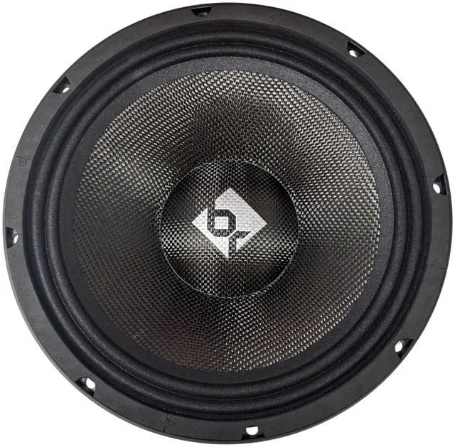 Main image of 10-Inch Water-Resistant Midbass Car Speaker 600W RMS/1200W Max, Carbon Fiber Cone, 2.5 Voice Coil, Die-Cast Aluminum Basket, 8Ohm High-Sensitivity 95dB Midrange/Midbass Loudspeaker