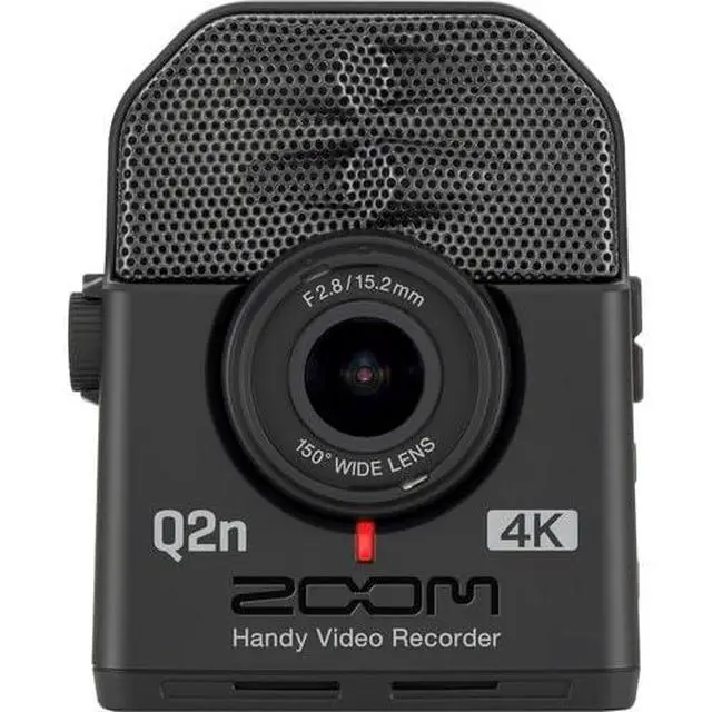 Alt view image 3 of 6 - Q2n-4K Handy Video Recorder Bundle | For Music Video & Livestreaming + 64GB microSDXC Memory Card + Card Reader + XLR Cable + Cleaning Kit + Wire Straps