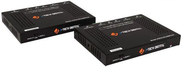 Main image of HDBaseT 4K@60HZ HDMI Extender 4K@60HZ 4:4:4, HDMI 2.0 Over Single Cable CAT5e/6A up to 230ft (1080P) 131ft(4K) Supports HDMI 2.0 18Gbps, HDR, HDCP 2.2, RS232, Bi-Directional IR