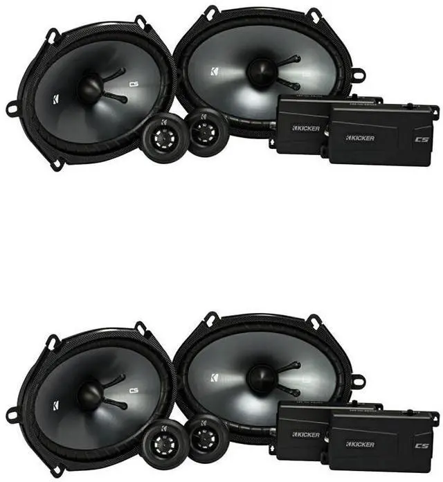 Main image of CSS68 6x8 Component System Bundle with 0.75 in Tweeter | 6x8 in (160x200mm) component system bundle with a 0.75 in (20mm) tweeter