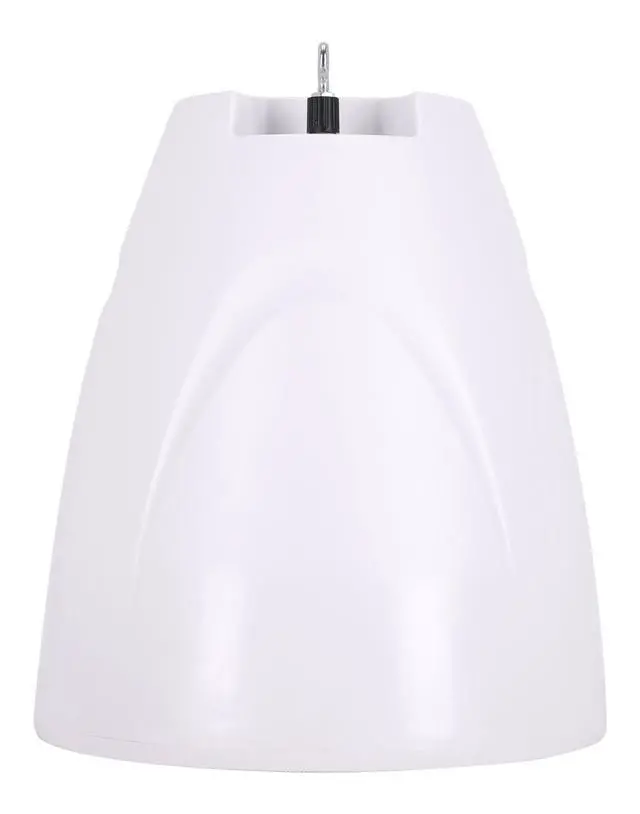Alt view image 3 of 6 - PEN-80T White 8" 70V Hanging Pendant Speaker, 2-Pack | 70V/100V Transformer Taps: 40W, 20W, 10W, 5W or 8 Ohm 60W RMS, Euroblock Terminals, Deep Bass, for Restaurants