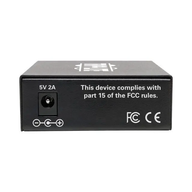 Alt view image 3 of 6 - Network Copper RJ45 Ethernet to Fiber SC Duplex Singlemode Cable Extender Converter, 1310nm Wavelength, Gigabit Network, Extend 12.4 Miles / 20 Km, (N785-INT-SC-SM)