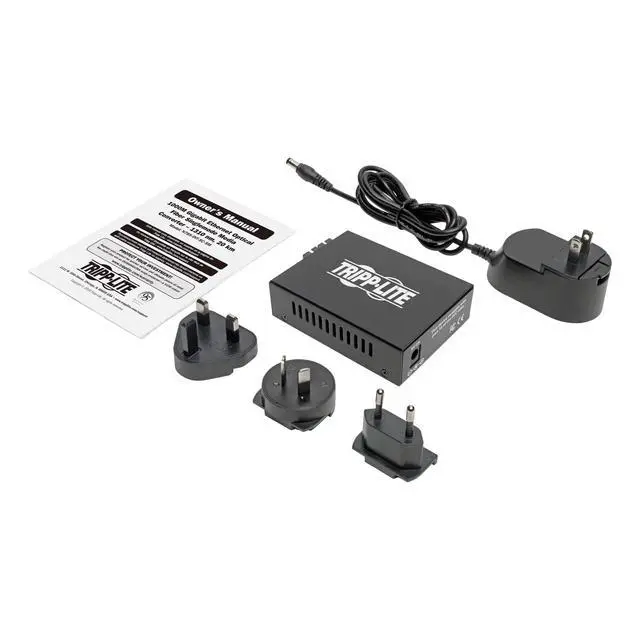 Alt view image 6 of 6 - Network Copper RJ45 Ethernet to Fiber SC Duplex Singlemode Cable Extender Converter, 1310nm Wavelength, Gigabit Network, Extend 12.4 Miles / 20 Km, (N785-INT-SC-SM)