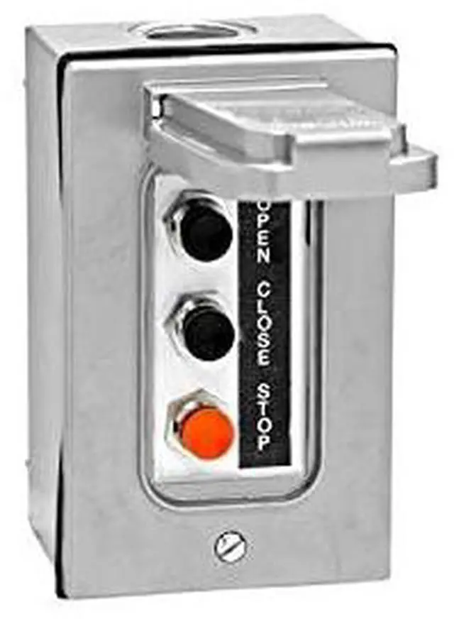 Main image of 3BXC Nema 4 Exterior Three Button With Protective Cover Surface Mount Control Station Weather