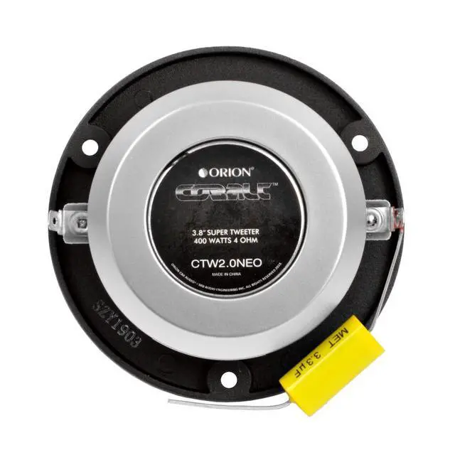 Alt view image 3 of 6 - Cobalt CTW2.0NEO 3.8" 400W Neodymium Tweeters, 4-Pack | 100W RMS Each, Neodymium Motor, 2,00024,000 Hz, Built-In Crossovers