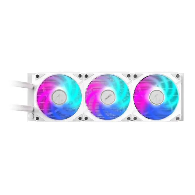 Alt view image 4 of 5 - AORUS WATERFORCE II 360 ICE AIO Liquid CPU Cooler- 3x120mm ARGB Fans, slide-in interlocking mechanism, DAISY-CHAIN, Intel LGA 1851 and AMD AM5 Compatible