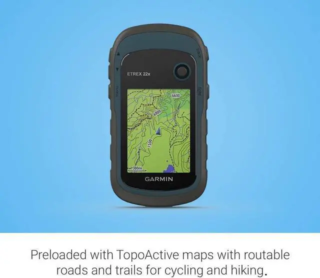 Alt view image 5 of 6 - eTrex 22x, Rugged Handheld GPS Navigator (010-02256-00) Bundle | For Hiking, Hunting & Outdoor Navigation | Includes Cleaning Kit