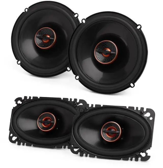 Main image of Reference Series 1 Pair REF607F 6.5" 2-Way Coax with 1 Pair REF467F 4x6 Coax 2-Way