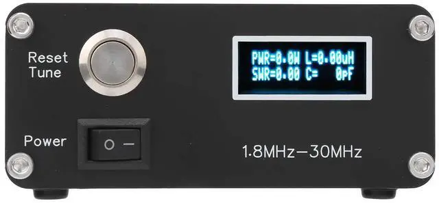 Main image of HAM Radio Antenna Tuner Automatic Antenna Tuner ATU-100 1.8-30MHz Aluminum Alloy C Type 10-15VDC