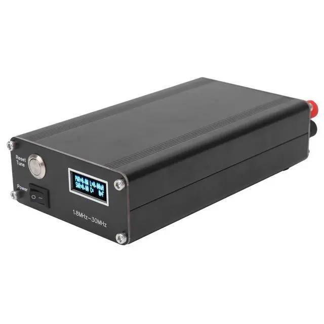Alt view image 2 of 6 - HAM Radio Antenna Tuner Automatic Antenna Tuner ATU-100 1.8-30MHz Aluminum Alloy C Type 10-15VDC