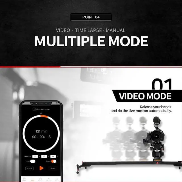 Alt view image 6 of 6 - New Motorized System KMS-S3 Wireless Bluetooth Connection for Live Motion and Timelapse Compatible with All Sliders Super Quiet