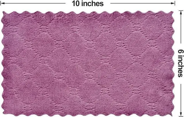 Alt view image 2 of 6 - OstWony Small Reusable Cleaning Cloths,6 x 10 inch,11PCS,Absorbent Dish Rag