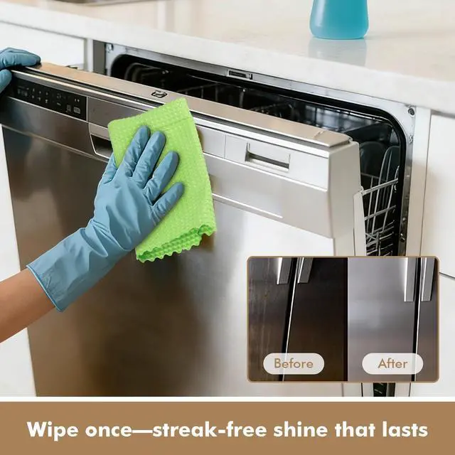 Alt view image 3 of 7 - AIDEA Microfiber Glass Cleaning Cloth 12PK, Magic Cleaning Cloth 11×11"