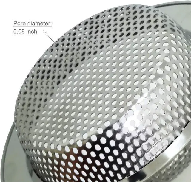 Alt view image 4 of 6 - Seatery 2PCS Kitchen Sink Strainers, Sink Drain Basket Strainer, 4.5 Inch Stainless Steel Food Scraps Catcher, Must Have Kitchen Sink Accessories