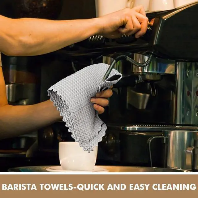 Alt view image 5 of 7 - AIDEA Microfiber Glass Cleaning Cloth-12PK,Magic Cleaning Cloth Grey 11×11"