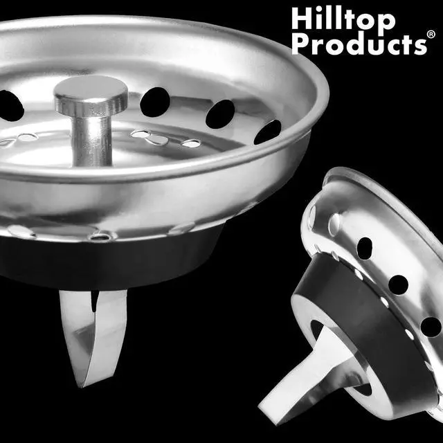Alt view image 4 of 6 - 2 Pack Kitchen Sink Strainer and Stopper Combo Basket Replacement