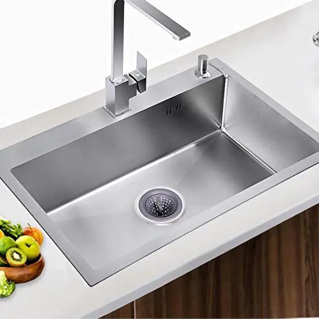 Alt view image 6 of 7 - 2 Pack Kitchen Sink Drain Strainer Silicone Stainless