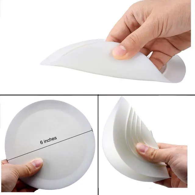 Alt view image 6 of 7 - V-TOP Tub Stopper 2 Pack, 6 inches Large Silicone Drain Plug Hair Stopper Flat Suction Cover for Kitchen Bathroom and Laundry