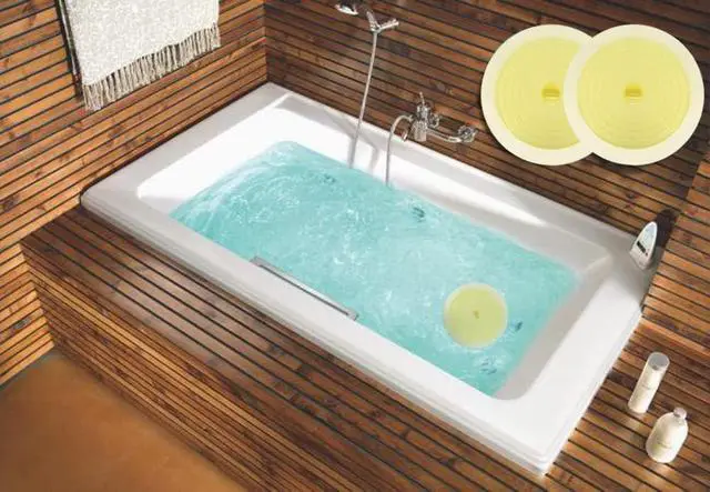 Alt view image 4 of 7 - V-TOP Bathtub Drain Plug 2 Pack, 6 inches Large Silicone Tub Stopper Hair Stopper Flat Suction Cover for Kitchen Bathroom and Laundry (Yellow Transparent)
