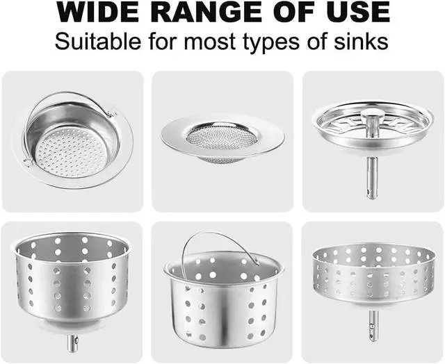 Alt view image 6 of 7 - Kitchen Sink Strainer Mesh Bag- 200 PCS Disposable Sink Net Strainer Filter Bags for Sink Drain for Collecting Kitchen Food Waste Leftover Garbage