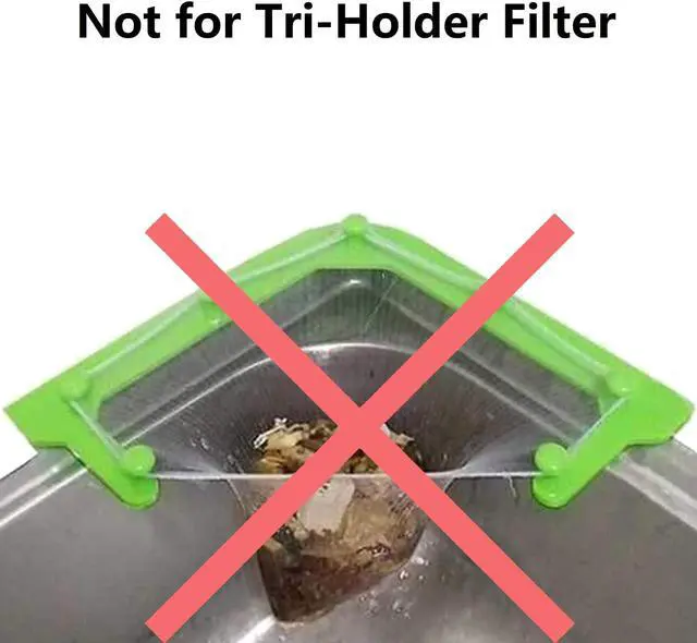Alt view image 7 of 7 - Kitchen Sink Strainer Mesh Bag- 200 PCS Disposable Sink Net Strainer Filter Bags for Sink Drain for Collecting Kitchen Food Waste Leftover Garbage