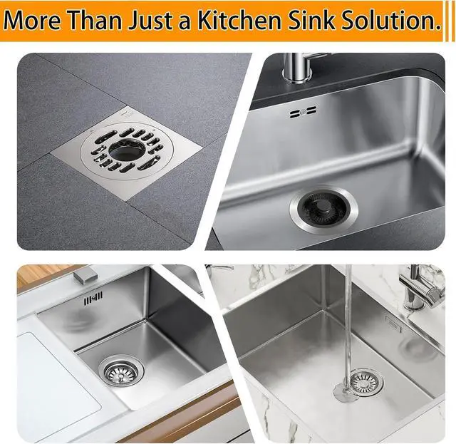 Alt view image 6 of 7 - 400 Pack Disposable Drain Covers for Sourdough, Ultra-Fine Mesh Sink Strainer Bags, Sourdough Drain Catcher Nets for Kitchen Sink, Food Scraps, Hair & Coffee Grounds
