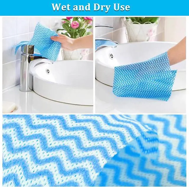 Alt view image 5 of 7 - Disposable Cleaning Cloths, Dish Cloths Absorbent Kitchen Towels