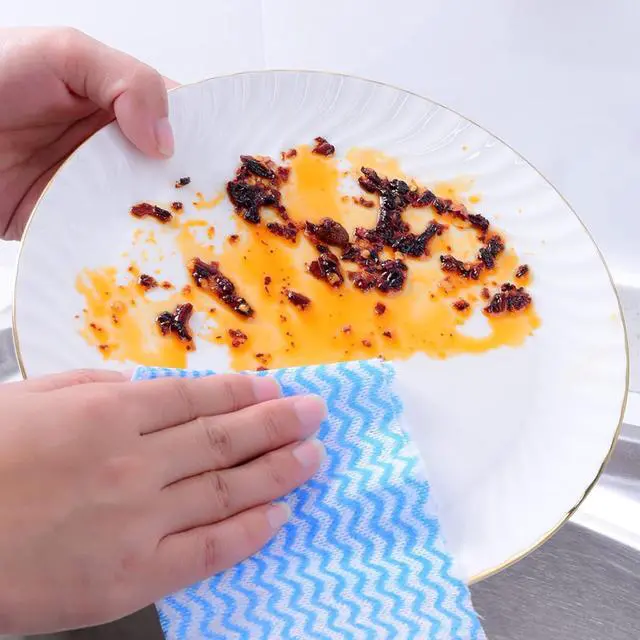 Alt view image 7 of 7 - Disposable Cleaning Cloths, Dish Cloths Absorbent Kitchen Towels