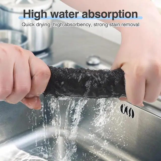 Alt view image 5 of 6 - 10 Pcs Thickened Magic Cleaning Cloth Reuseable, Microfiber Cleaning Cloth