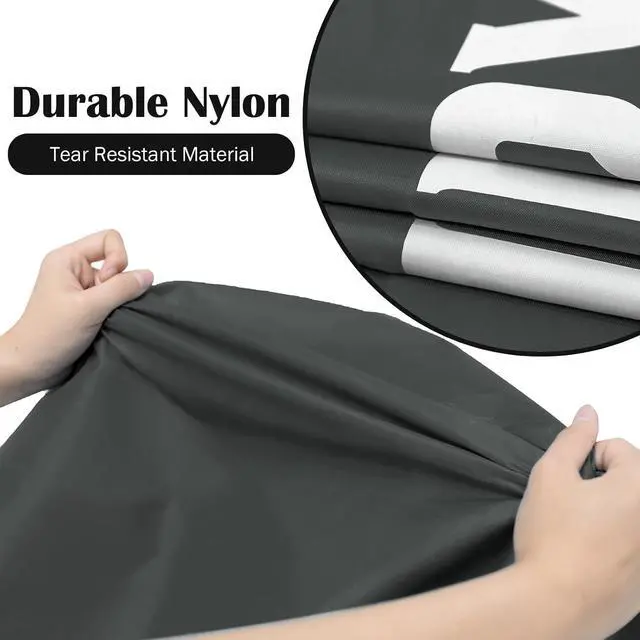 Alt view image 4 of 7 - Laundry Bag, Travel Laundry Bag Machine Washable Dirty Clothes Organizer, Large Enough to Hold 4 Loads of Laundry, Easy Fit a Laundry Hamper or Basket (Gray, 24" x 36")