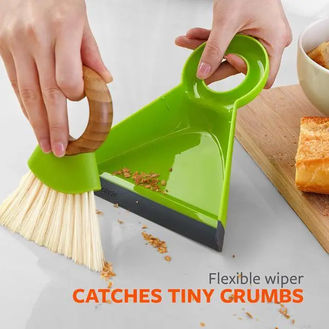 Alt view image 4 of 6 - Full Circle Tiny Team Mini Brush & Dustpan Set - Green