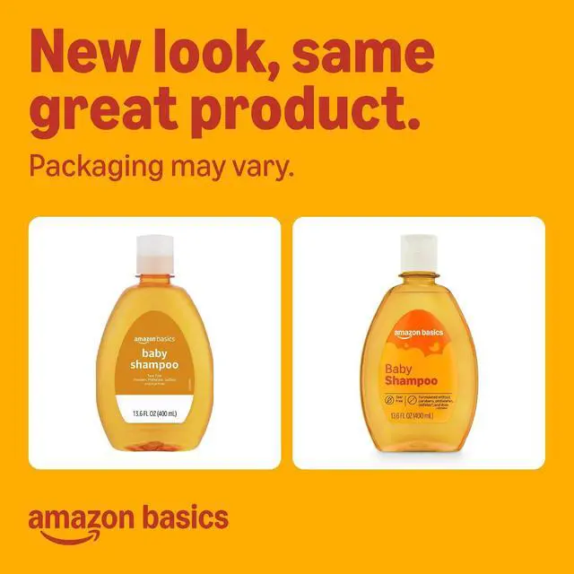 Alt view image 2 of 5 - Amazon Basics Tear-Free Baby Shampoo, 13.6 Fluid Ounce, Packaging May Vary