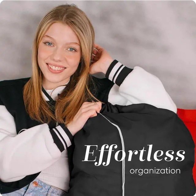 Alt view image 3 of 7 - Handy Laundry Nylon Laundry Bag XL Locking Drawstring Black 2 Pack