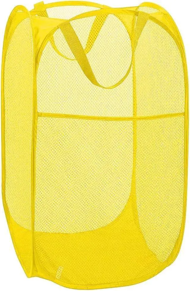 Main image of Larpur Pop Up Laundry Hamper Collapsible Mesh Laundry Basket with Pocket