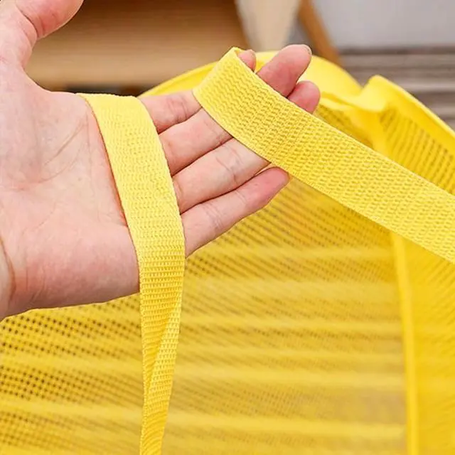 Alt view image 6 of 7 - Larpur Pop Up Laundry Hamper Collapsible Mesh Laundry Basket with Pocket