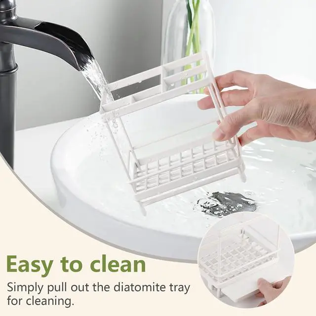 Alt view image 4 of 7 - Electric Toothbrush Holders for Bathrooms Toothpaste Organizer, White